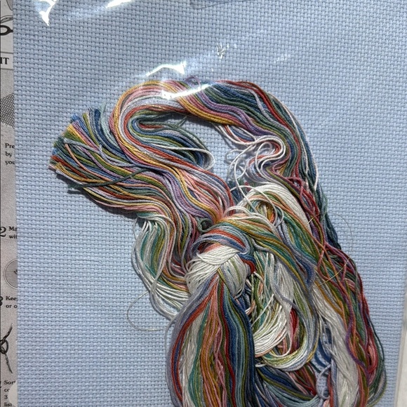 Dimensions Counted Cross Stitch Kit with Floral Design - Picture 5 of 7